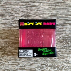 NeeDoh Nice Ice Baby Super Solid Squish - Pink